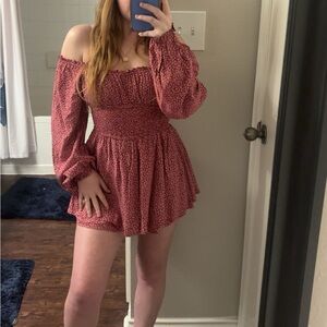 Hollister Red romper